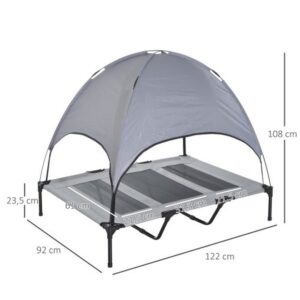 Cama elevada metalica verano (kr-1001 s) 74*23*28