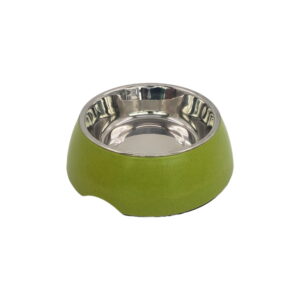 Plato aluminio verde